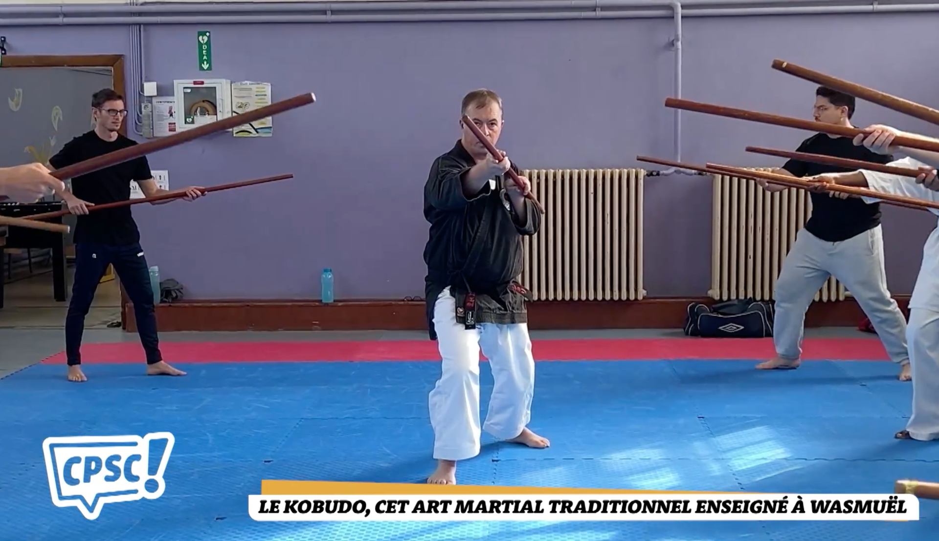 Reportage télé , émission CPSC sur le Kobudo 