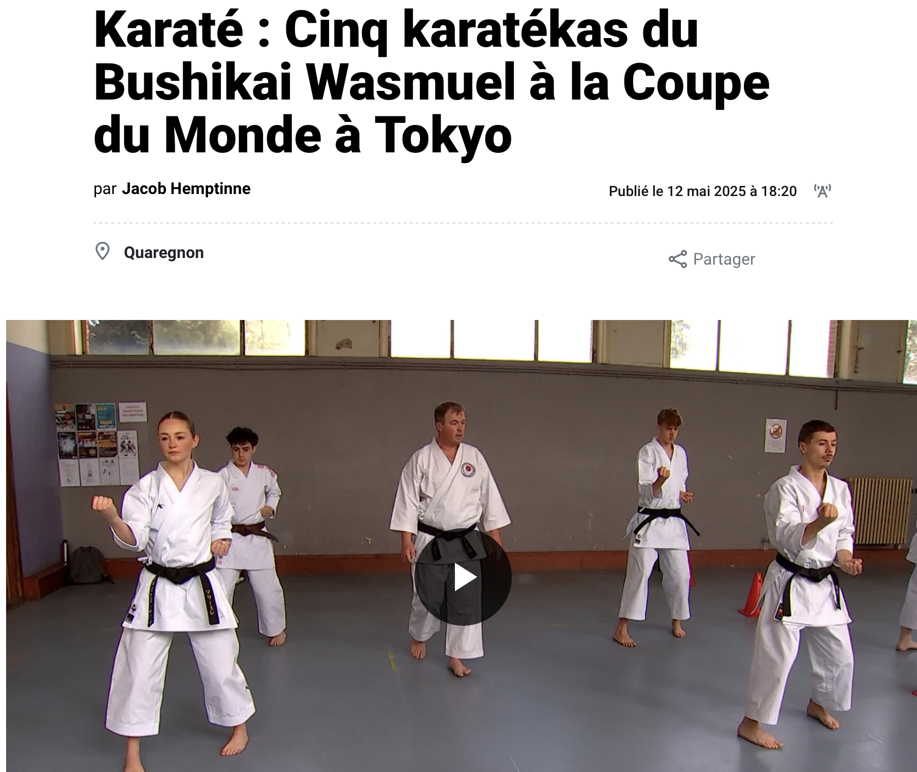Coupe du monde Wadokai 2025 JAPON
